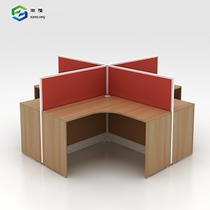 [Hot Item] Stylish Workstation Partition Modular 4 Person Office Desks and Collaboration