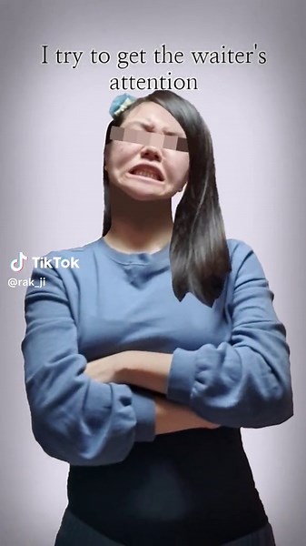 Blinking in Morse Code for Waiter's Attention Meme