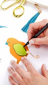 Spread your crafting wings. ✂️📝❤️ Pick up Astrodesigns Endless Summer Cardstock @Amazon and download the free bird template here: https://bit.ly/3UZJgdW | Astrobrights