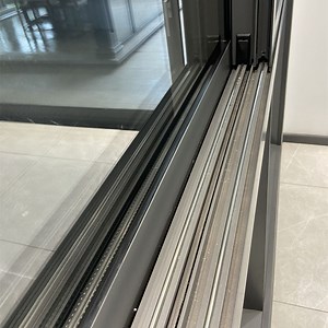 [Hot Item] Sale Bronze Color Aluminum Sliding Windows with Grill Design