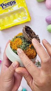 Add some PEEPSONALITY to your tabletop this spring with melodyinthemaking's PEEPS Cloche Centerpiece! Which color combo is your favorite? #LiveYourPEEPSONALITY | PEEPS