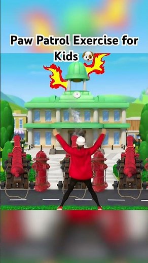 Check out the Paw Patrol Exercise for Kids video. 🐶 #misslinky