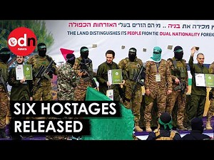 Key Moments: Hamas Releases Six Israeli Hostages in Ceasefire Deal