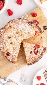 I like to make this Raspberry Buttermilk Cake Recipe to enjoy with a hot cup of coffee for breakfast but it is also a fantastic end to a delicious dinner. It’s incredibly moist and buttery. I even like to steal a couple of bites as a quick snack. This recipe is highly addictive! #brunch #buttermilk #raspberry #cake #baking #fbreels #instagramreels #bakersofinstagram #bakersgonnabake #delish #sogood #tasty #yum | Kitchen Divas