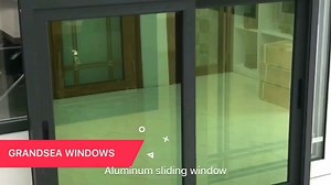 Customize Double Tempered Reflective Glass Aluminium Sliding Windows Economic Price in Pakistan