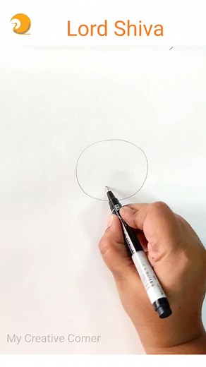 12K views · 24 reactions | How to draw Lord Shiva #lordshivadrawing #shivjidrawing | My Creative Corner | Facebook