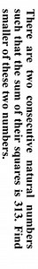 There are two consecutive natural numbers such that the sum of ... | Filo