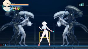 Alien Quest (part 6). Alien Sex Orgy with Girl 3d monster porno