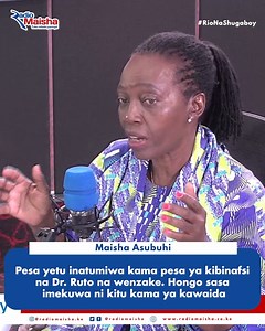 Martha Karua: Pesa yetu inatumiwa kama pesa ya kibinafsi na Dr. Ruto na wenzake. Hongo sasa imekuwa ni kitu kama ya kawaida. #RioNaShugaboy | Radio Maisha