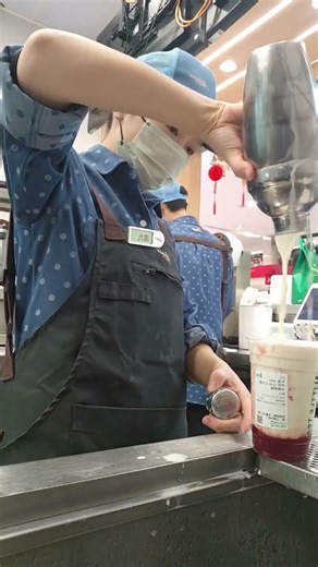 #milktea #asmr #bubbletea #barista