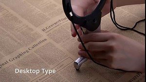 Tanice LED Magnifying Glass 2X 6X Reading Magnifier with 2 LED Light Hands Free for Reading, Crafts, Inspection, Needlework, Hobbies