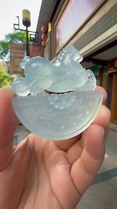 1K views · 27 reactions | Myanmar Grade A jadeite pendant 马上有钱 尺寸50*50.6*12.2mm | Myanmar jadeite jade pendant | Facebook