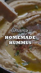 Make the best homemade hummus using 8 simple ingredients in minutes. This protein-rich chickpea dip is healthy, with nutty, earthy flavors, it’s creamy, utterly delicious, and super addictive too! Recipe link - https://www.currytrail.in/how-to-make-hummus/ | Curry Trail