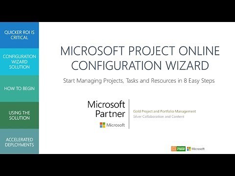 Microsoft Project Online Configuration Wizard Overview