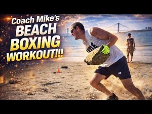 Coach Mike's BEACH BOXING WORKOUT with CHILEAN amateur and professional CHAMPION Julio Álamos