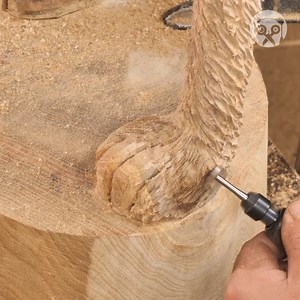 34K views · 16 reactions | Crafts Made Using A Chainsaw And More Thanks for watching! Please be aware that this video is for entertainment purposes only and techniques shown should not be attempted at home! | Gorgeous | Facebook