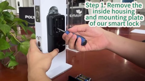 Smart Deadbolt Lock, Keyless Entry Smart Door Lock, for Front Door Lock Retrofit Smart Mortise Locks, Compatible with Alexa/Google, APP Remote Control, Without Cylinder Replacement, Easy Installation - Amazon.com