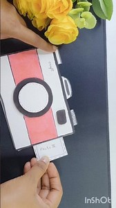 diy sliding camera card #shorts #ytshorts #craftideas #handmade