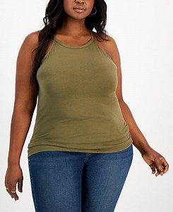 Aveto Trendy Plus Size Halter Tank Top - Macy's