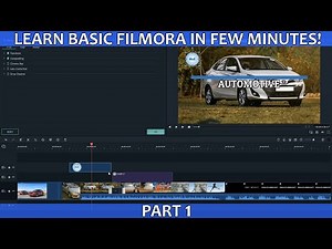 Learn How to use Basic Filmora in few Minutes | For Beginners | Quick Video Editing Tutorial |Part 1
