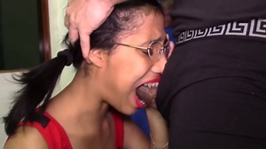 Bad secretary received a hard facefuck