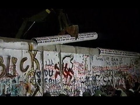 The moment the Berlin Wall fell