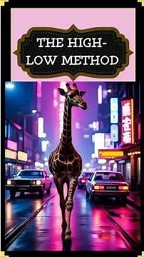 The High-Low Method #education #costestimation #acca #cpa