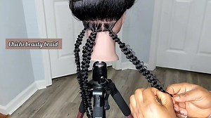 How to do butterfly braid tutorial for beginners | Chichi beauty hair