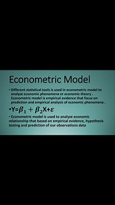 52K views · 1.5K reactions | Econometric Model | Economics | Facebook