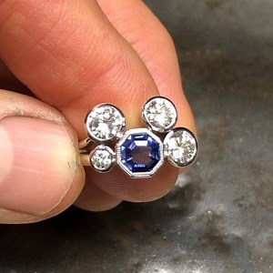 Remodelling of many important family #rings into one | McKims Jewellery Design