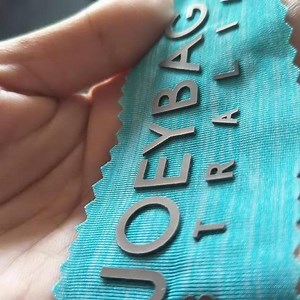 [Hot Item] Custom Heat Press Label Factory 3D Colorful Embossed Brand Design TPU Flocking Fabric Thick Silicone Rubber Heat Transfer Printing Stickers for Garments