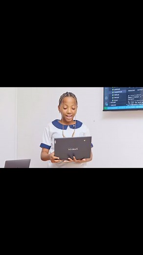 ArryAnne (13) presenting her Python project. LAST CHANCE for Cambridge/IB at Summer Code Surge 2025, July 21-Aug 1 in Dar! Kids 5-18 yrs code Blockly & Python, 200,000 TZS. WhatsApp 0745000555. #SummerCodeSurge #kodeuni | KodeUni