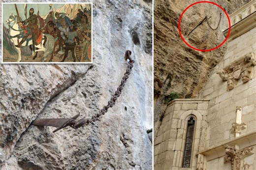French ‘Excalibur’ sword vanishes after 1,300 years as the sword in the stone — literally