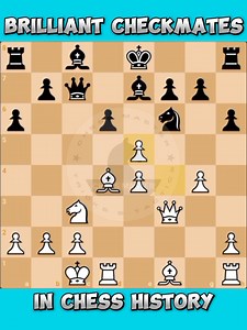 Brilliant Checkmates in Chess History 📖♟️🔥 #chessmaster | Chess Master