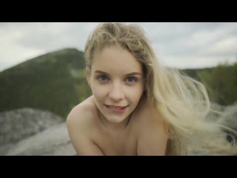 Nude transparent photoshoot art with Mila