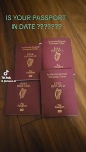 Is your passport in date , don't wait renew it NOW !!! You can do it online here https://www.ireland.ie/en/dfa/passports/passport-online/ passport #traveltiktok #passport #irishpassport #passportoffice #renewnow #passportready #passportrenewal | KT Travel Dundalk | Facebook