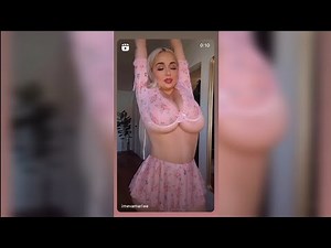 Big Boob bouncing non stop underboob nice view