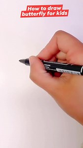 How to draw cute butterfly , Step by Step #learningkidsactivities #simplestepsforbeginners #easystepbysteptutorial #simplestroke #kidsartwork #reelsvideo #reelsfb #fypシ | Nica Aguilar