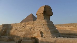Famous Ancient Sphinx Cheops Pyramid Giza Stock Footage Video (100% Royalty-free) 8591341 | Shutterstock