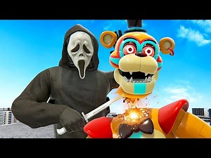 Slicing FNAF Animatronics as Ghostface - Bonelab VR Mods