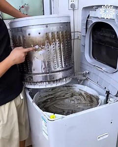 Cleaning a dirty washing machine  | Bac Idea | Facebook