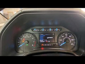 2019 Ford F150 oil service reset