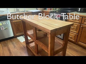 Butcher Block Table
