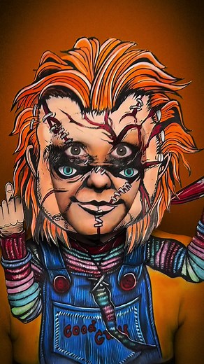 Chucky Makeup Transformation Tutorial