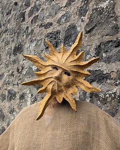 Papier-mache Mask "solar Sage" - Etsy UK