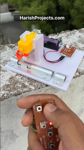 Remote Control Door Lock System 😎