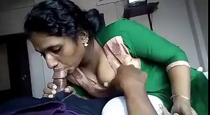 Friends Step Mom giving a Good Blowjob when she is alone.mp4