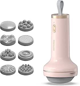 Cellulite Massager, Body Sculpting Machine with 8 Massage Head - Pink