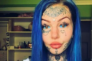 Body-Transformation-Künstlerin Amber Luke: Instagrammerin ist nach Augapfel-Tattoo mehrere Wochen blind