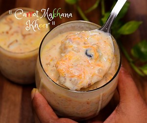 Carrot Makhana Kheer is a unique and innovative twist on the traditional Indian kheer dessert, combining the familiar creamy texture and aromatic flavors of kheer with the wholesome crunch and nutrition of makhana (foxnuts) and the natural sweetness of carrots. #kheer #festivedesserts #desserts #NutritiousKheer | Passion2cook